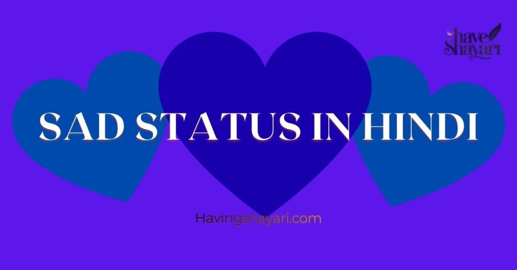 Sad Status In Hindi