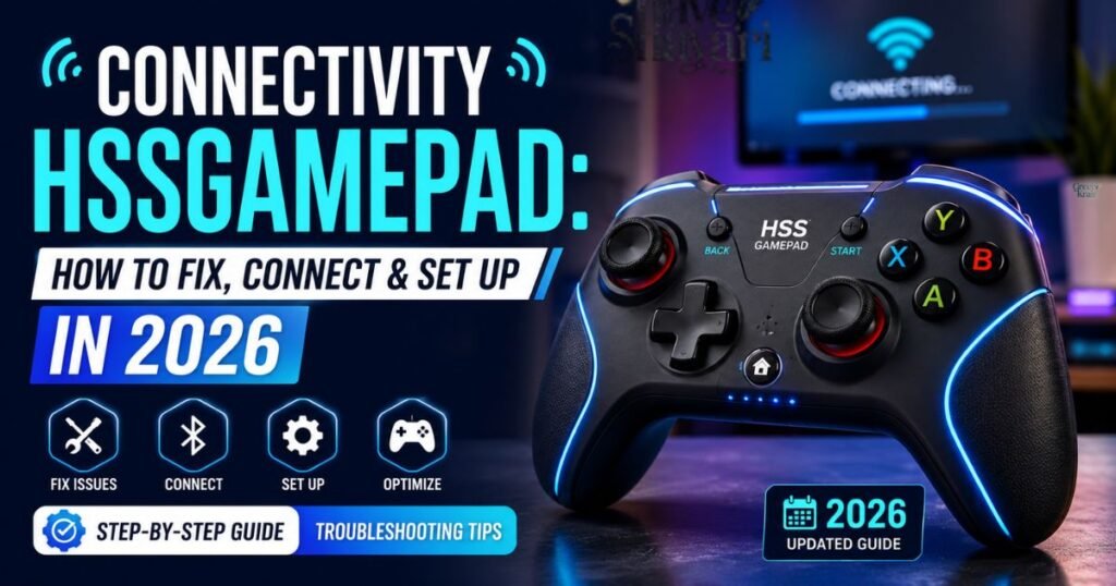 Connectivity HSSGamepad: How to Fix, Connect & Set Up in 2026 Connectivity HSSGamepad