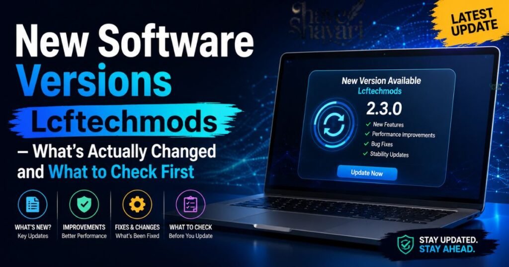 New Software Versions Lcftechmods – What’s Actually Changed and What to Check First