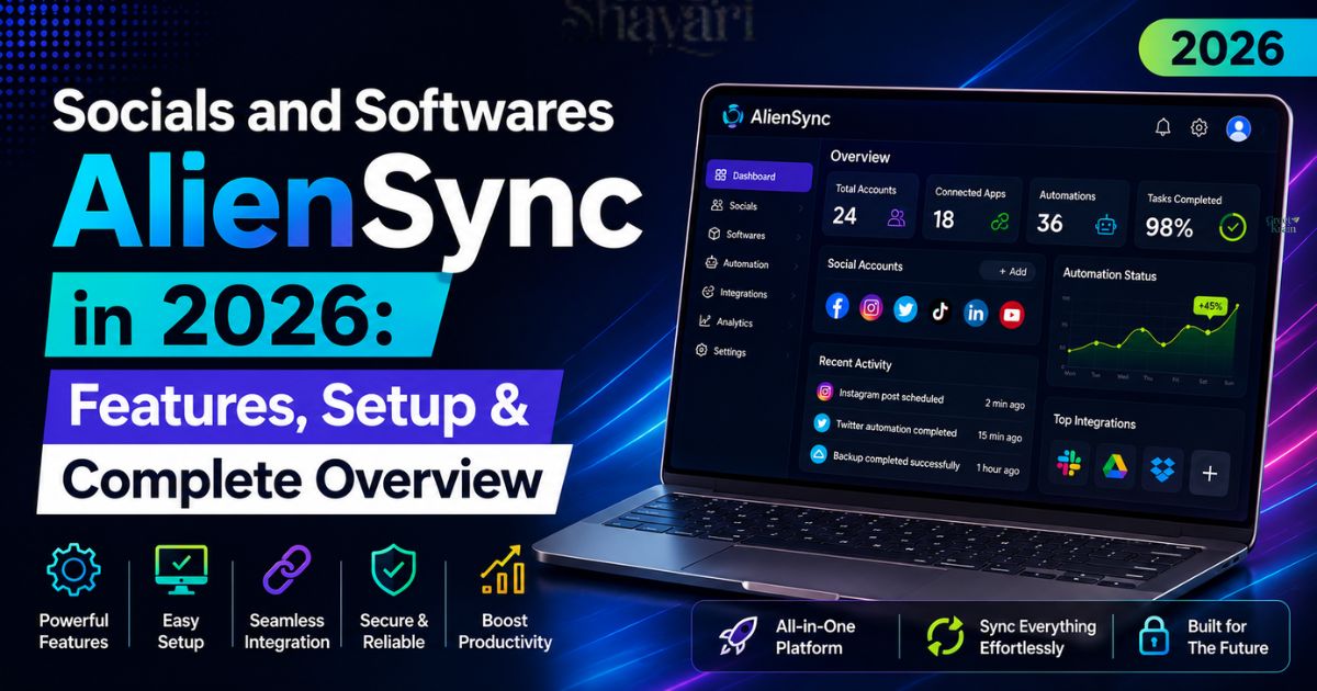 Socials and Softwares AlienSync