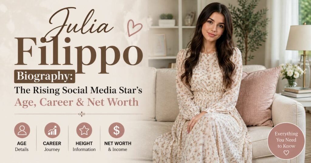 Julia Filippo Biography: The Rising Social Media Star’s Age, Career & Net Worth Julia Filippo Biography