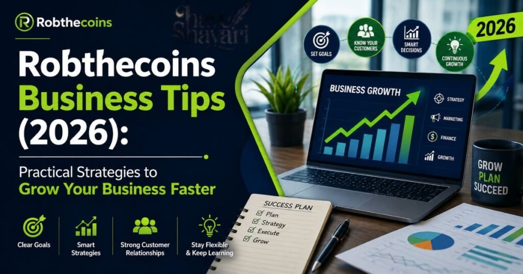 Robthecoins Business Tips (2026): Practical Strategies to Grow Your Business Faster Robthecoins Business Tips