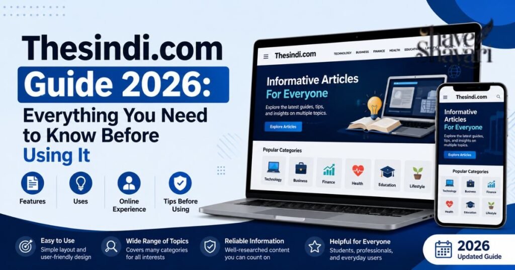 Thesindi.com Guide 2026: Everything You Need to Know Before Using It Thesindi.com Guide